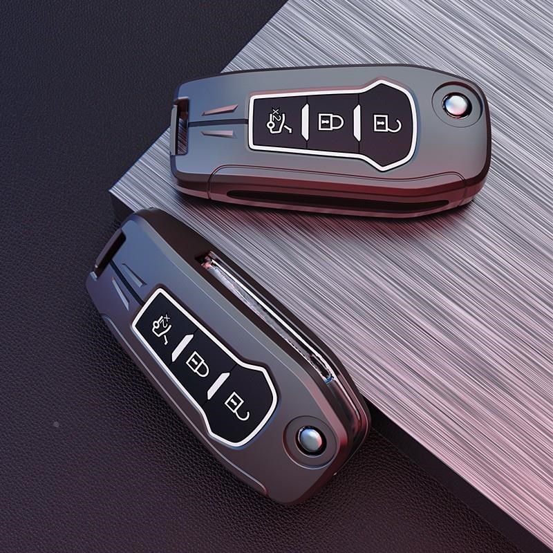 适用福特汽车福睿斯福克斯翼博蒙迪欧I翼虎锐界嘉年华高端钥匙套