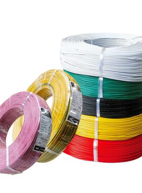 百舸1007电子线耐l高温环保电线PVC导线连接线26AWG灰色7/0.12TS