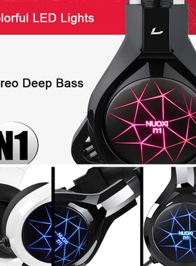 NUOXI N1 Computer Stereo Gaming HeaGdphones Best Casque Deep