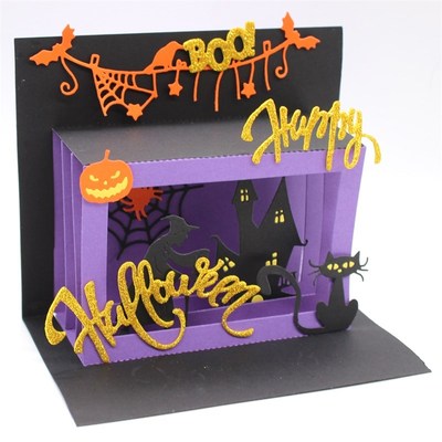 Pop Up Window kCard Metal Cutting Dies Stencils for DIY Scra