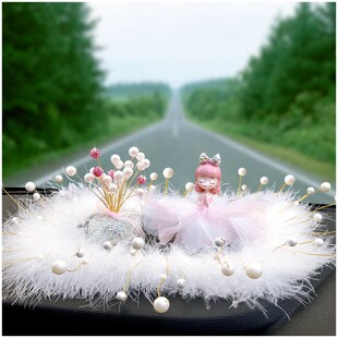 车载摆件网红女神l款 饰用 可爱公主车内创意汽车饰品车内中控台装