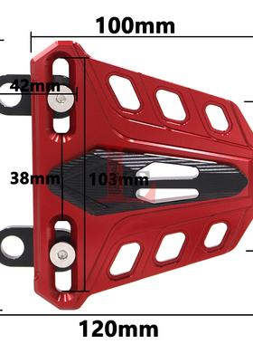 适用雅马哈YZF-R3 R25 MT03 MT25改装前卡钳保U护盖刹车泵防摔罩