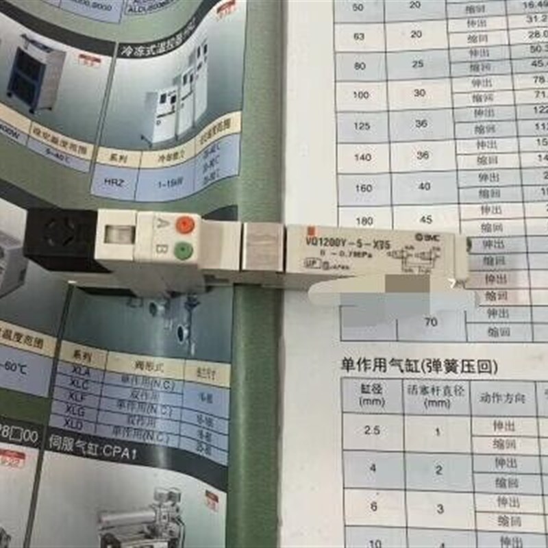 SMC现货电磁阀 VQ1l200Y-5-X35  VQ1200NY-5-X35  SY114-5LOZ