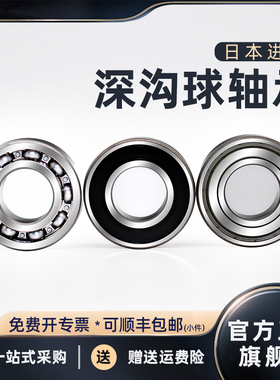 高速密封进口深沟球轴承6000 6001 6002 6003 6004 ZZCM DDUP4 P5