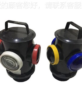 红HJCD-6色白色黑天白天不充塑电式F信号亮灯 AB亮S料材质注塑信