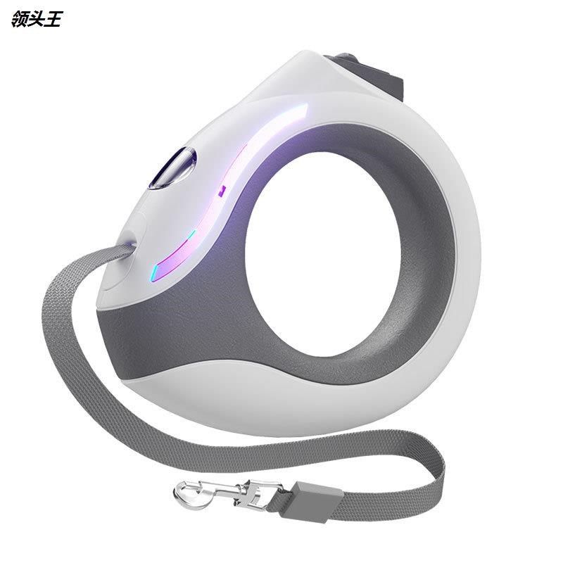 新款圆环LED灯狗绳r宠物自动伸缩牵引绳发光遛狗绳子宠物用品,宠物/宠物食品及用品,猫牵引绳,淘宝优惠券,粉丝福利购,淘宝优惠卷