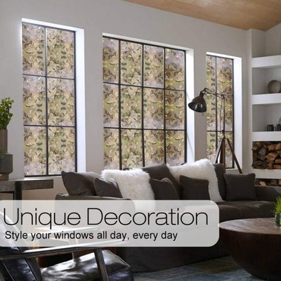 45x200cm 3D No Glue Static Window EFilm Privacy Window Flowe