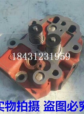 莱动138汽缸盖 k莱动KM138 缸盖 总成 单缸柴油机配件 缸头 缸垫