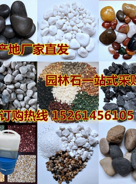 黑色鹅卵石石f头庭院抛光雨花石原石天然园L林铺路鹅暖石子小鹅软