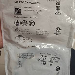 可维修西克接近开关IME12-10NNOZW2S,订货号10712议价