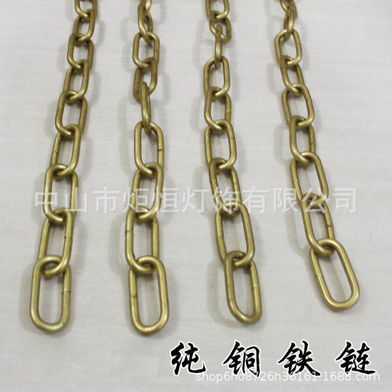 纯铜全铜吊链防锈大型水晶吊灯复仿古酒店工程灯饰灯具配件D