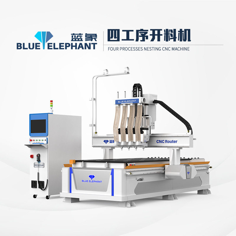 板式家具数控开料机 木工开料机 家具生产线 蓝象数控木门