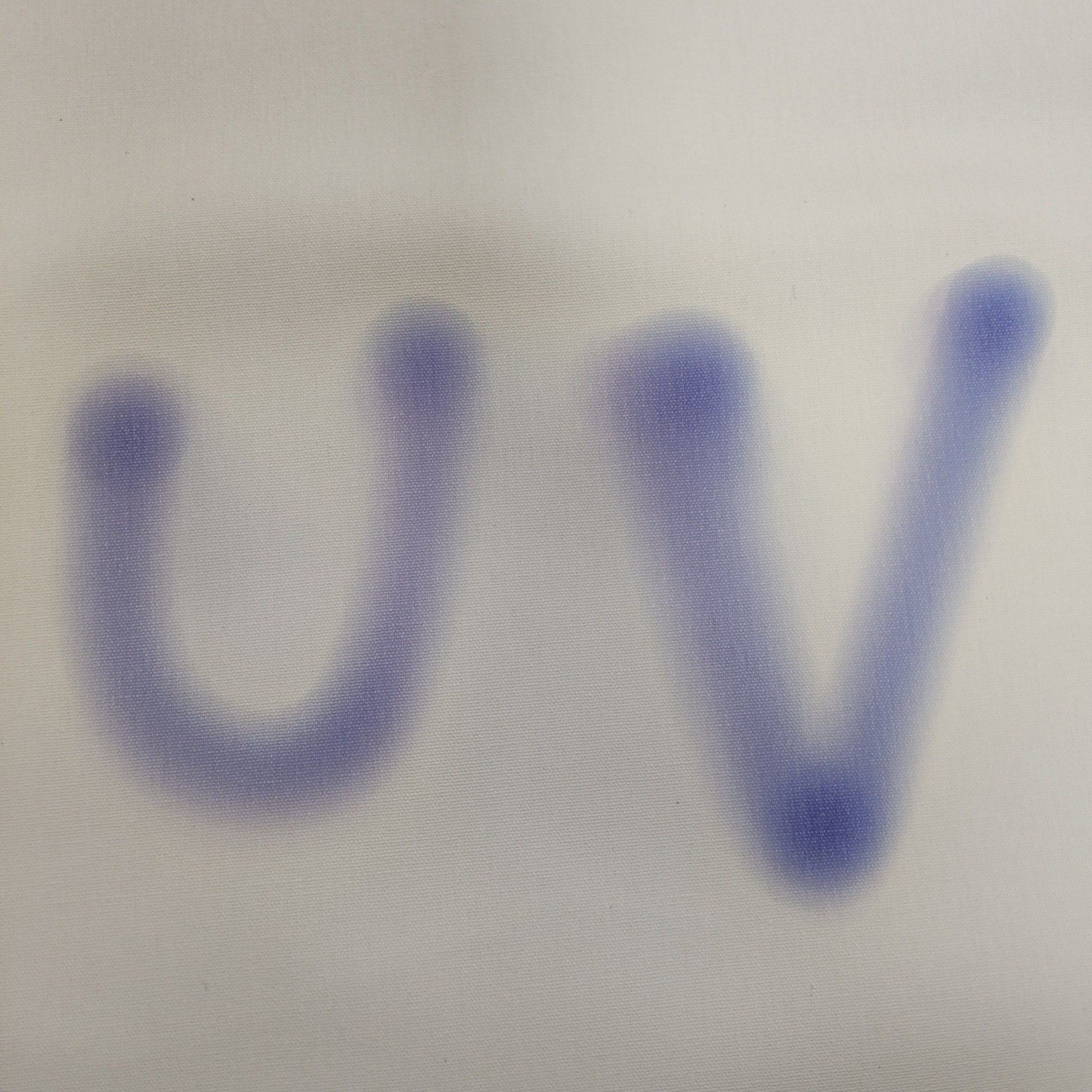 感光变色布 全棉12安加密帆布 白变蓝 感温变色布 夜光变色布