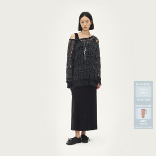 AVVENN懒人两件套一字肩背心裙连衣裙AL91101745