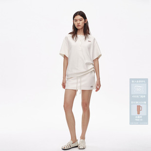 AL32401817 套装 AVVENN设计师款 微落肩Polo领肌理感显瘦时尚