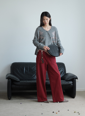 【小竹马胶囊】AVVENN配雕花腰带竹马流苏吊坠牛仔裤AK11302610