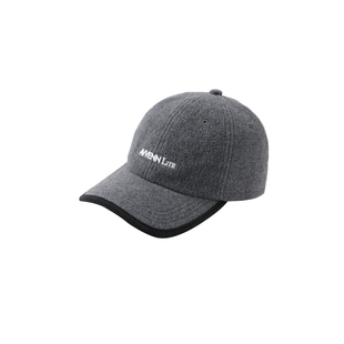 AVVENN灰色摇粒绒简约高级棒球帽子AL9P001591