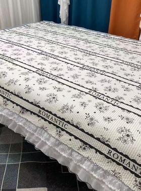 新款四季通用绗缝床盖大尺寸榻榻米大炕床盖a类母婴级双面