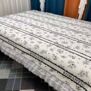 新款四季通用绗缝床盖大尺寸榻榻米大炕床盖a类母婴级双面