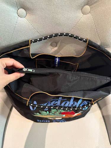 日系ballchain内胆包刺绣拉链