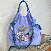 高圆圆同款 包帆布ball chain包环保袋斜挎尼龙女大容量手提购物袋