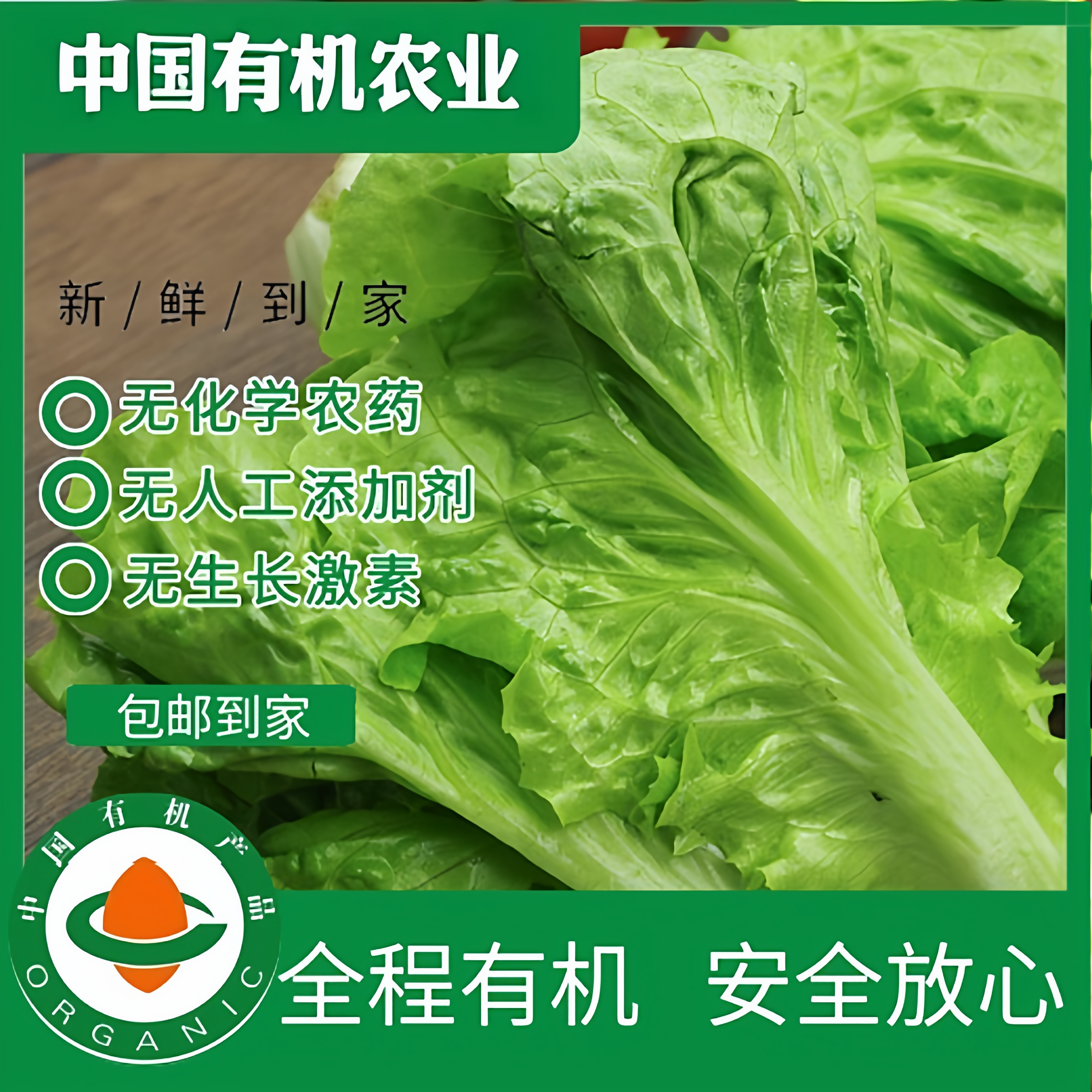 有机意大利生菜4.2斤有机认证