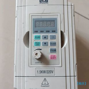 【顺庆】金田220v1.5千瓦单向变频器,拆机的,150元功能正常试【