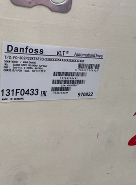 丹佛斯302变频器FC-302P22KT5E20H2XGXX【议价】