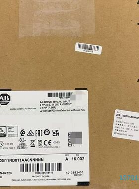 【顺庆】Allen-Bradley  20G11ND011JA0NN【议价】