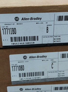 AB模块带包1771IBD  B，试用过带包装【议价】