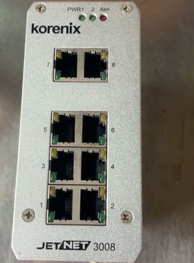 【顺庆】korenix 工业交换机 JETNET 3008，拆机下来【议价】