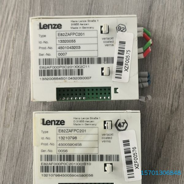 【顺庆】E82ZAFPC201 伦茨变频器模块IO接线端子 现货【议价】