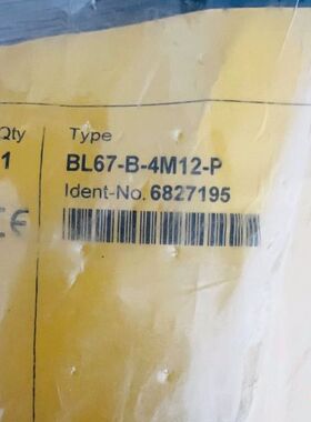 【顺庆】BL67-B-4M12-P图尔克模块【议价】