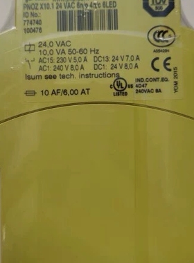 【顺庆】原装正品德国PILZ安全继电器774740【议价】