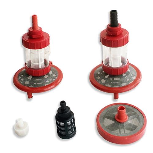 55/58/40高压清洗机洗车280/接头型配件吸进过滤网水管380底阀