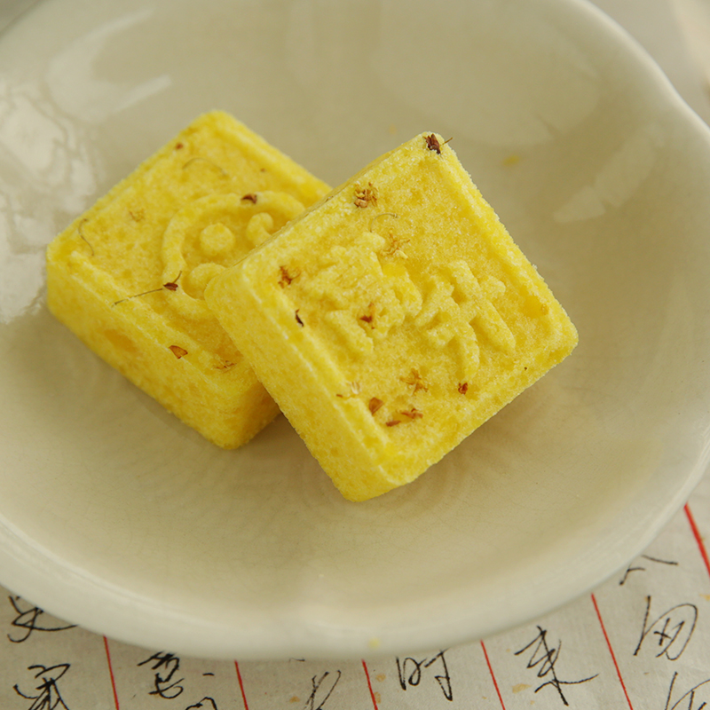 杭策西湖桂花小米糕非遗手工糕点