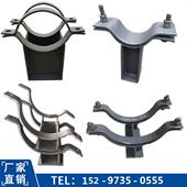 蒸汽管道蛭石隔热管托支架碳钢焊接T型H型滑动固定导向支座可定制