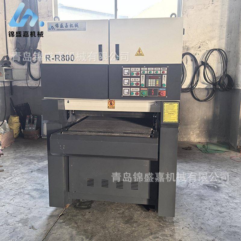 拉丝机不锈钢底漆金属表面处理砂光机全自动R-R1300型金属砂光机