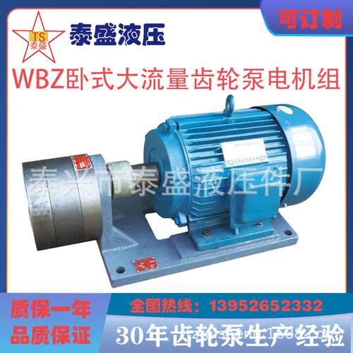 WBZ-160TXLB-250CB-B200B350B400低噪音大流量齿轮泵电机组