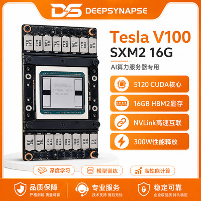 NVIDIA Tesla V100 SXM2 16G AI计算显卡GPU模型训练量化本地部署