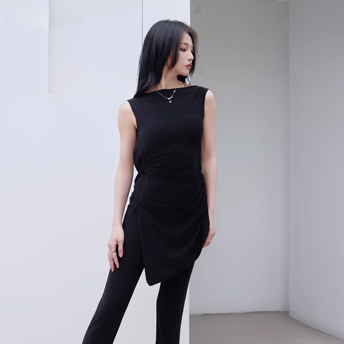 成人女拉丁舞练功服高级无袖露背上衣紧身显瘦显腿喇叭裤套装,运动/瑜伽/健身/球迷用品,拉丁舞练习套装,淘宝优惠券,粉丝福利购,淘宝优惠卷