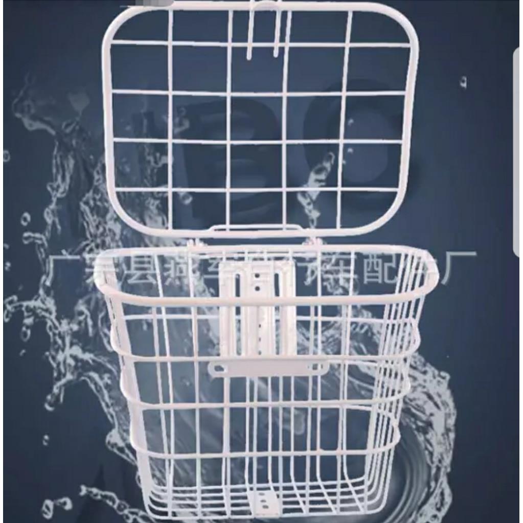 爆款电动车折叠自行车结实实惠钢丝车筐.篓.篮骑行用品配件021型