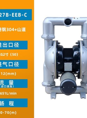 新款66627B-244-C/666270/EEB-IC气动隔膜泵水泵可自吸可空转2包