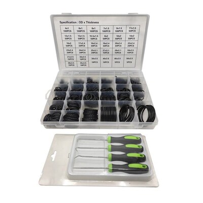 32Size 1225Pcs Metric O Rings AssortmeInt Kit   4Pcs O-Ring