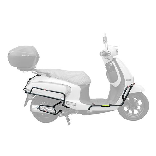 适用轻骑铃木UiS125T保险杠防摔护杠前后保护架改装件排气管防摔