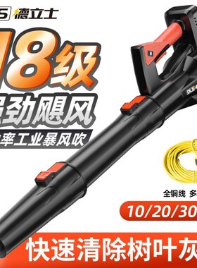 吹风机大功率工业用鼓风机220Av强力锂电充电暴风枪吹树叶清灰吹