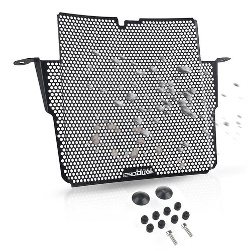 适用KTM 1290 Super Duke R 20-21年改Q装水箱保护网散热器防护罩