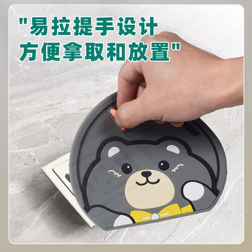 热销地漏防臭硅胶垫下水道密封堵口防返臭K盖卫生间浴室防反味通