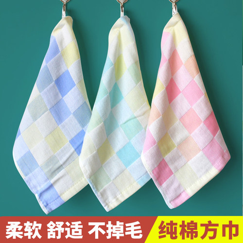 宝宝口水巾婴儿纱布毛巾洗脸毛巾