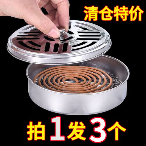 家用带盖防火蚊香盒耐高温